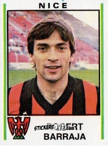 Cromo Robert Barraja - Football France 1980-1981 n. 211 - Panini