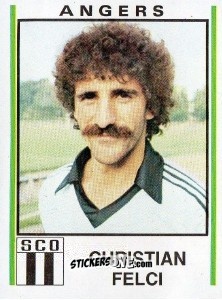 Sticker Christian Felci - Football France 1980-1981 n. 4 - Panini