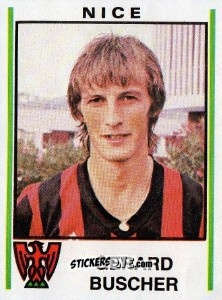 Sticker Gerard Buscher - Football France 1980-1981 n. 217 - Panini