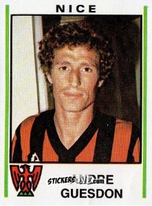 Sticker Andre Guesdon - Football France 1980-1981 n. 220 - Panini