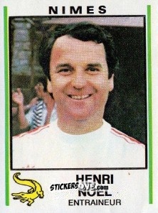 Cromo Henri Noel - Football France 1980-1981 n. 223 - Panini