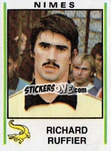 Figurina Richard Ruffier - Football France 1980-1981 n. 224 - Panini