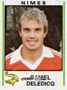 Figurina Daniel Deledicq - Football France 1980-1981 n. 227 - Panini