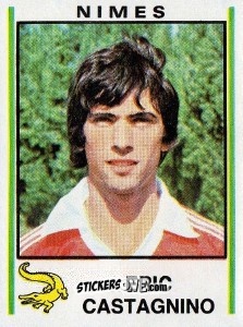 Sticker Eric Castagniho - Football France 1980-1981 n. 231 - Panini