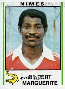 Sticker Gilbert Marguerite - Football France 1980-1981 n. 233 - Panini