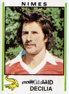 Sticker Roland Decilia - Football France 1980-1981 n. 236 - Panini