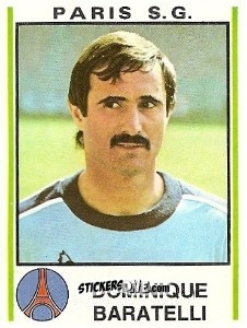 Sticker Dominique Baratelli - Football France 1980-1981 n. 241 - Panini