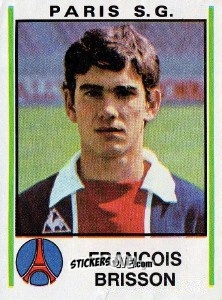 Sticker Francois Brisson - Football France 1980-1981 n. 249 - Panini
