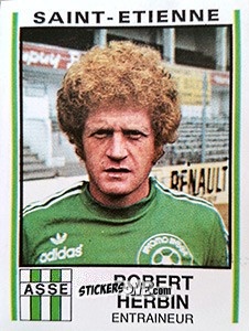 Sticker Robert Herbin - Football France 1980-1981 n. 257 - Panini