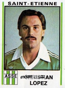 Sticker Christian Lopez - Football France 1980-1981 n. 261 - Panini