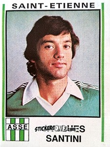Figurina Jacques Santini - Football France 1980-1981 n. 263 - Panini