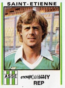 Sticker Johnny Rep - Football France 1980-1981 n. 267 - Panini