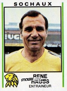 Sticker Rene Hauss - Football France 1980-1981 n. 274 - Panini