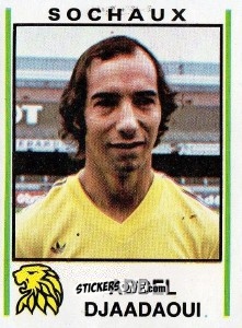 Sticker Abdel Djaadaoui - Football France 1980-1981 n. 278 - Panini