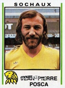 Figurina Jean-Pierre Posca - Football France 1980-1981 n. 279 - Panini