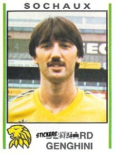 Sticker Bernard Genghini - Football France 1980-1981 n. 282 - Panini