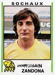 Sticker Romain Zandona - Football France 1980-1981 n. 287 - Panini
