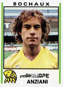 Sticker Philippe Anziani - Football France 1980-1981 n. 289 - Panini