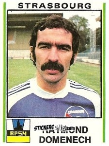 Cromo Raymond Domenech - Football France 1980-1981 n. 296 - Panini