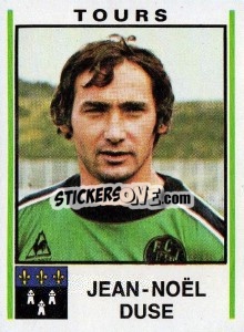 Sticker Jean-Noel Duse - Football France 1980-1981 n. 309 - Panini