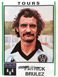 Sticker Patrick Brulez - Football France 1980-1981 n. 311 - Panini