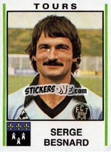 Figurina Serge Besnard - Football France 1980-1981 n. 312 - Panini