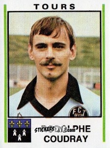 Figurina Rodolphe Coudray - Football France 1980-1981 n. 321 - Panini