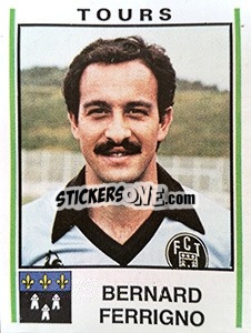 Sticker Bernard Ferrigno - Football France 1980-1981 n. 323 - Panini