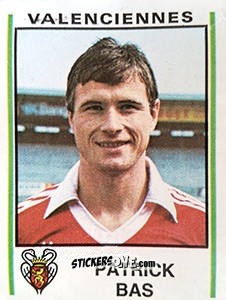 Figurina Patrick Bas - Football France 1980-1981 n. 326 - Panini