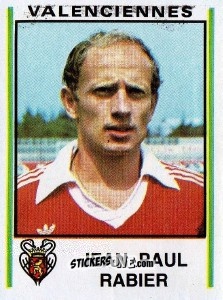 Figurina Jean-Paul Rabier - Football France 1980-1981 n. 331 - Panini