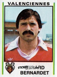 Cromo Gerard Bernadet - Football France 1980-1981 n. 332 - Panini