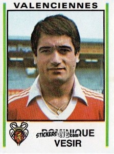 Sticker Dominique Vezir - Football France 1980-1981 n. 333 - Panini