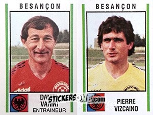 Cromo Daniel Varini / Pierre Vizcaino - Football France 1980-1981 n. 355 - Panini