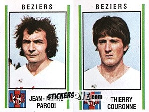 Sticker Jean-Pierre Parodi / Thierry Couronne - Football France 1980-1981 n. 363 - Panini