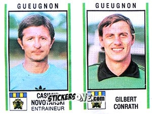 Sticker Casimir Novotarski / Gilbert Conrath - Football France 1980-1981 n. 394 - Panini