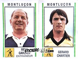 Sticker Rene Gardien / Gerard Chartier - Football France 1980-1981 n. 420 - Panini