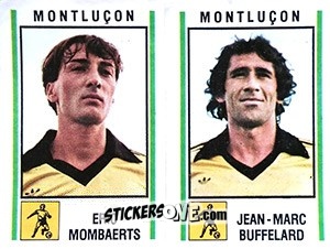 Sticker Eric Momaerts / Jean-Marc Buffelard - Football France 1980-1981 n. 422 - Panini