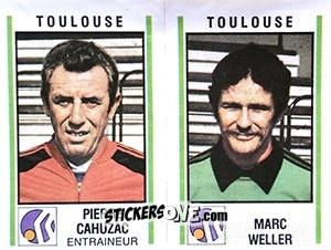 Cromo Pierre Cahuzac / Marc Weller - Football France 1980-1981 n. 452 - Panini