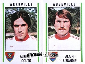 Sticker Alberto Couto / Alain Bienaime - Football France 1980-1981 n. 462 - Panini