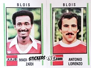 Sticker Madi-Mogne Zaidi / Antonio Lorenzo - Football France 1980-1981 n. 466 - Panini