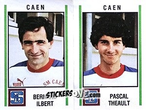 Sticker Bernard Ilbert / Pascal Theault - Football France 1980-1981 n. 479 - Panini