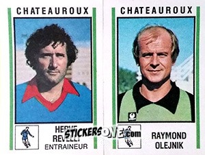 Sticker Herve Revelli / Raymond Olejnik - Football France 1980-1981 n. 485 - Panini