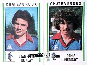 Sticker Jean-Yves Burlat / Denis Merigot - Football France 1980-1981 n. 488 - Panini