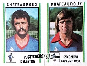 Figurina Yves Delestre / Zbigniew Kwasniewski - Football France 1980-1981 n. 489 - Panini
