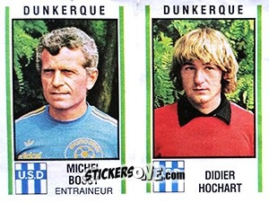 Sticker Michel Bossy / Didier Hochart - Football France 1980-1981 n. 491 - Panini