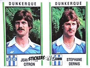 Sticker Jean-Yves Citron / Stephane Dernis - Football France 1980-1981 n. 493 - Panini