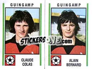 Sticker Claude Colas / Alain Bernard - Football France 1980-1981 n. 503 - Panini
