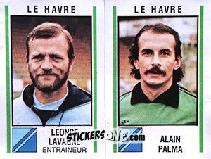 Sticker Leonce Lavagne / Alain Palma - Football France 1980-1981 n. 504 - Panini