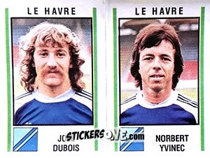 Sticker Joel Dubois / Norbert Yvinec - Football France 1980-1981 n. 507 - Panini
