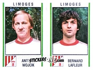 Sticker Antoine Wojcik / Bernard Lafleur - Football France 1980-1981 n. 512 - Panini
